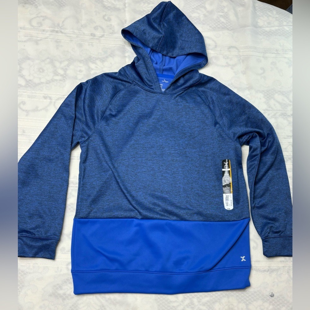 Size 14/16 H‎ Xersion hoodie new with tag Blue